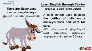 Learn English through Stories | The Clever Donkey |