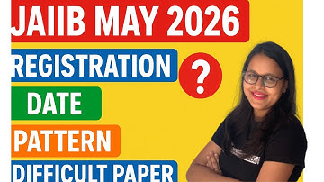 JAIIB EXAM MAY 2026|| Registration,Eligibility, Passing criteria & Syllabus details ||AMBITIOUS BABA