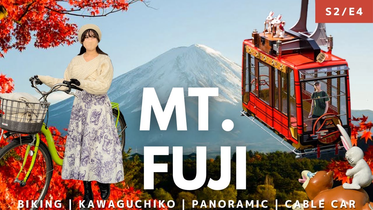 Biking Mt. Fuji Autumn Ropeway views | Relaxing 🍂 | 2-day Activity ...
