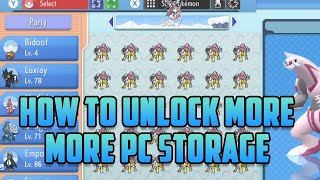 How To Unlock More PC Storage All 40 Boxes in Pokemon Brilliant Diamond and  Shining Pearl 