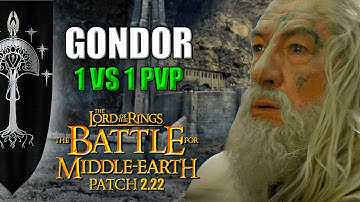 FIRST GAMEPLAY Gondor VS Mordor | Battle for Middle Earth Patch 2.22