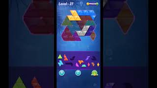 Block! Triangle Puzzle Tangram 'BASIC" Superior 80/80 Level 1-100 Complete Solution  Walkthrough screenshot 4