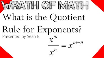 What is the Quotient Rule for Exponents?