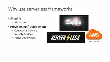 Serverless Frameworks vergelijken: serverless.com, Zappa en AWS Chalice
