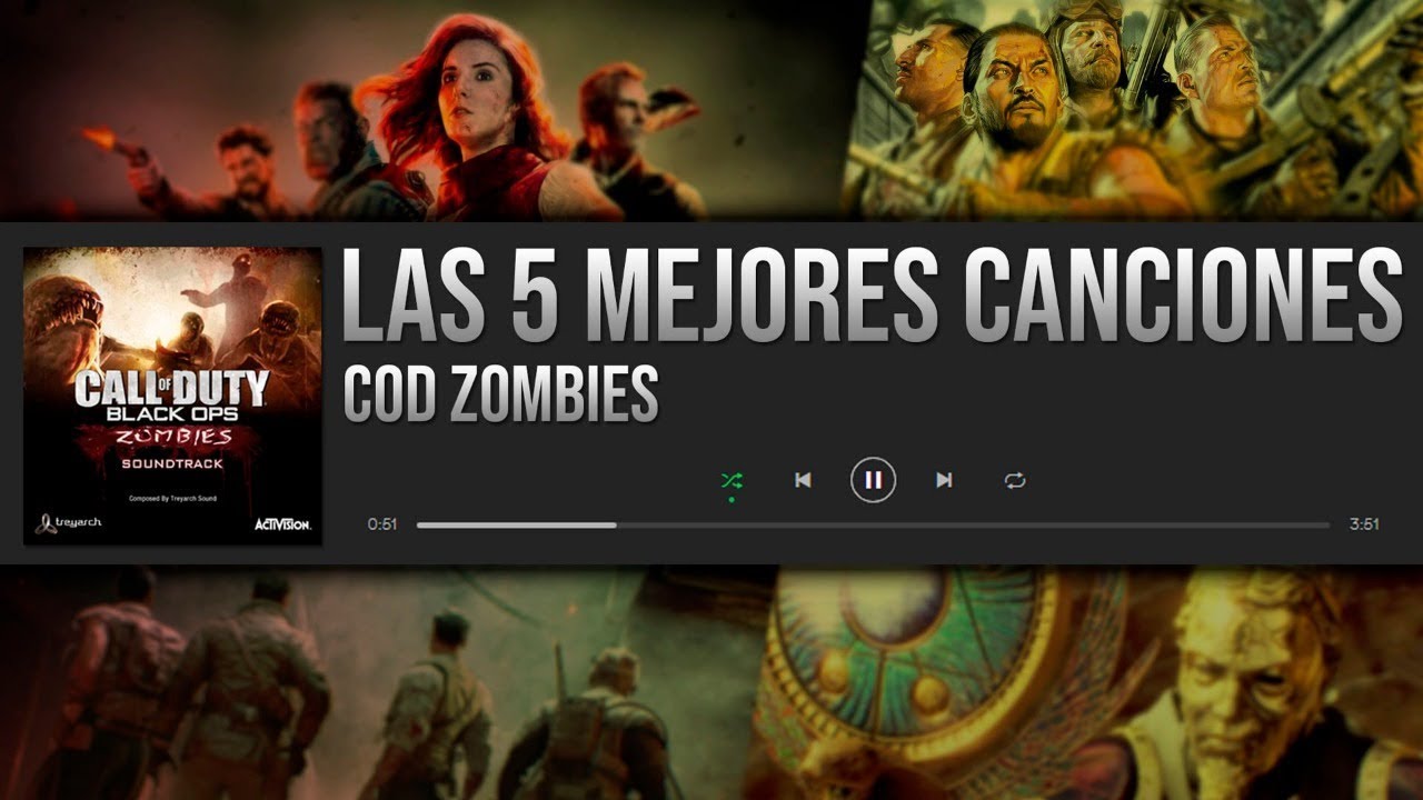 Las 5 Mejores Canciones Originales De Cod Zombies Call Of Duty