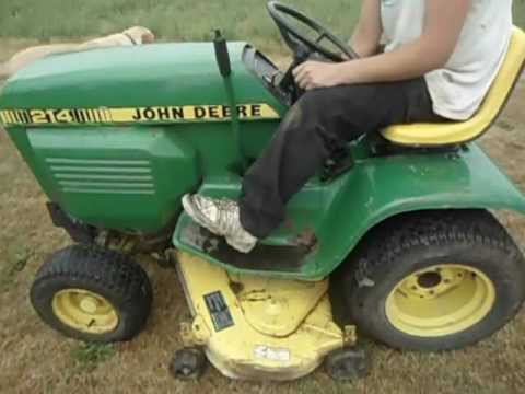 john deere 214 - YouTube