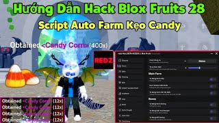RedZ Hub Update Halloween Event! How to hack blox fruits 28 script auto farm candy Candy Corn latest