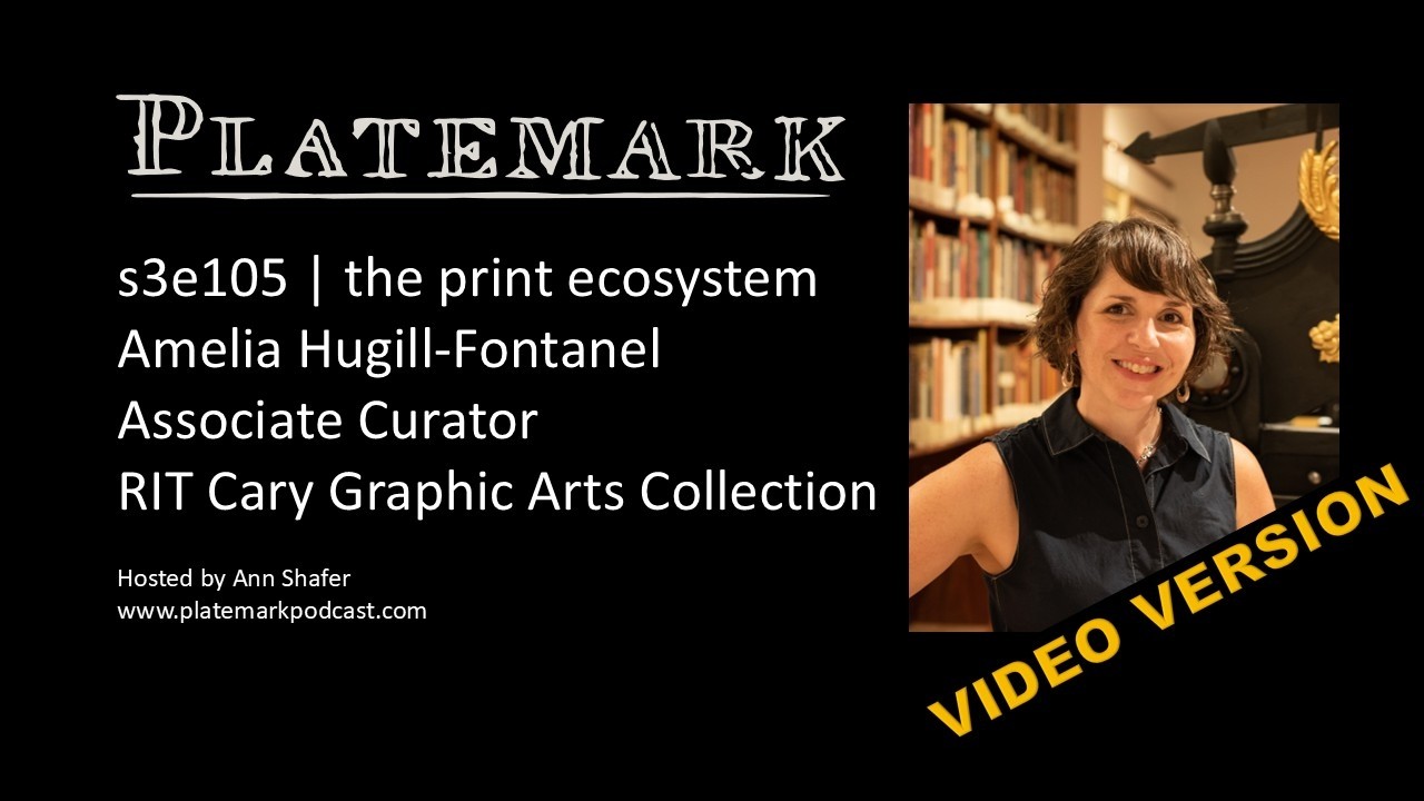 s3e105 rare books meet heavy machinery with Amelia Hugill-Fontanel