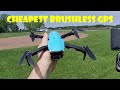 ZD012 World&#39;s Cheapest BRUSHLESS GPS Drone Flight Test Review