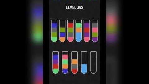 Water sort puzzle level 362