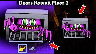 Doors But Kawaii Floor 2 New Vent Entity Jumpscares New Update Gameplay