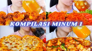 SEGER!!🍻🤌 KOMPILASI 1 ASMR MINUMAN HUNGRY OLIVIA ASMR🤤✌️