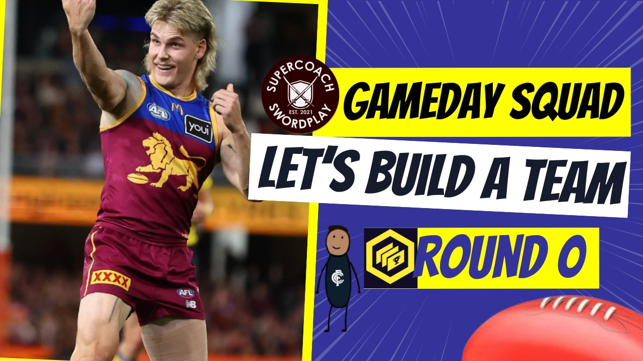 Let's Build A Team - GameDay Squad Classic Round 0 with Janath 🏉 @gamedaysquad3583