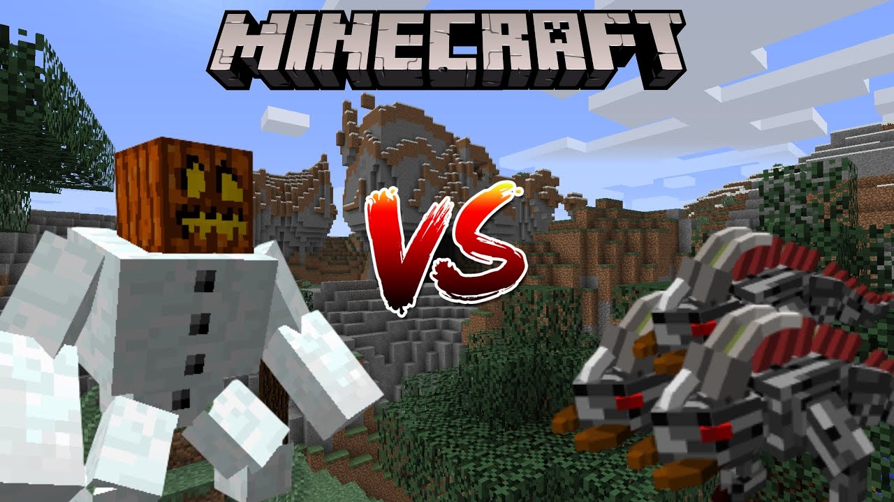 Mutant Snow Golem VS Dungeon Beasts | Minecraft Mobs Battle - YouTube