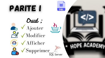 Ajouter , Modifier , Afficher , Supprimer les données d