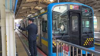 【もう見られない】E131系×発車メロディ扱い(鶴見駅、鶴見線)