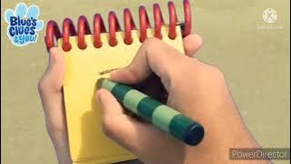 how to draw 3 clues (blue's treasure of clue lagoon) but with a joe notebook music