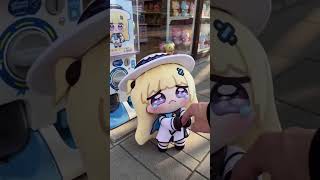 She won a figurine of herself #chibi #cute #shorts