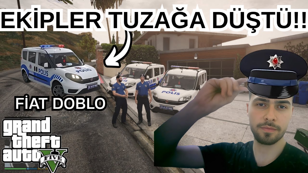 GTA 5 FİAT DOBLO İLE DEVRİYE ATTIK (ÇATIŞMA ÇIKTI)- #lspdfr #gta5mods