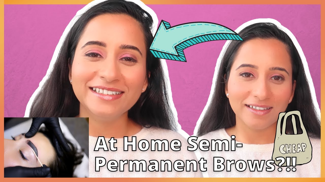 Testing BROW DYE TINT KIT Live | Makeup Revolution | TASHA
