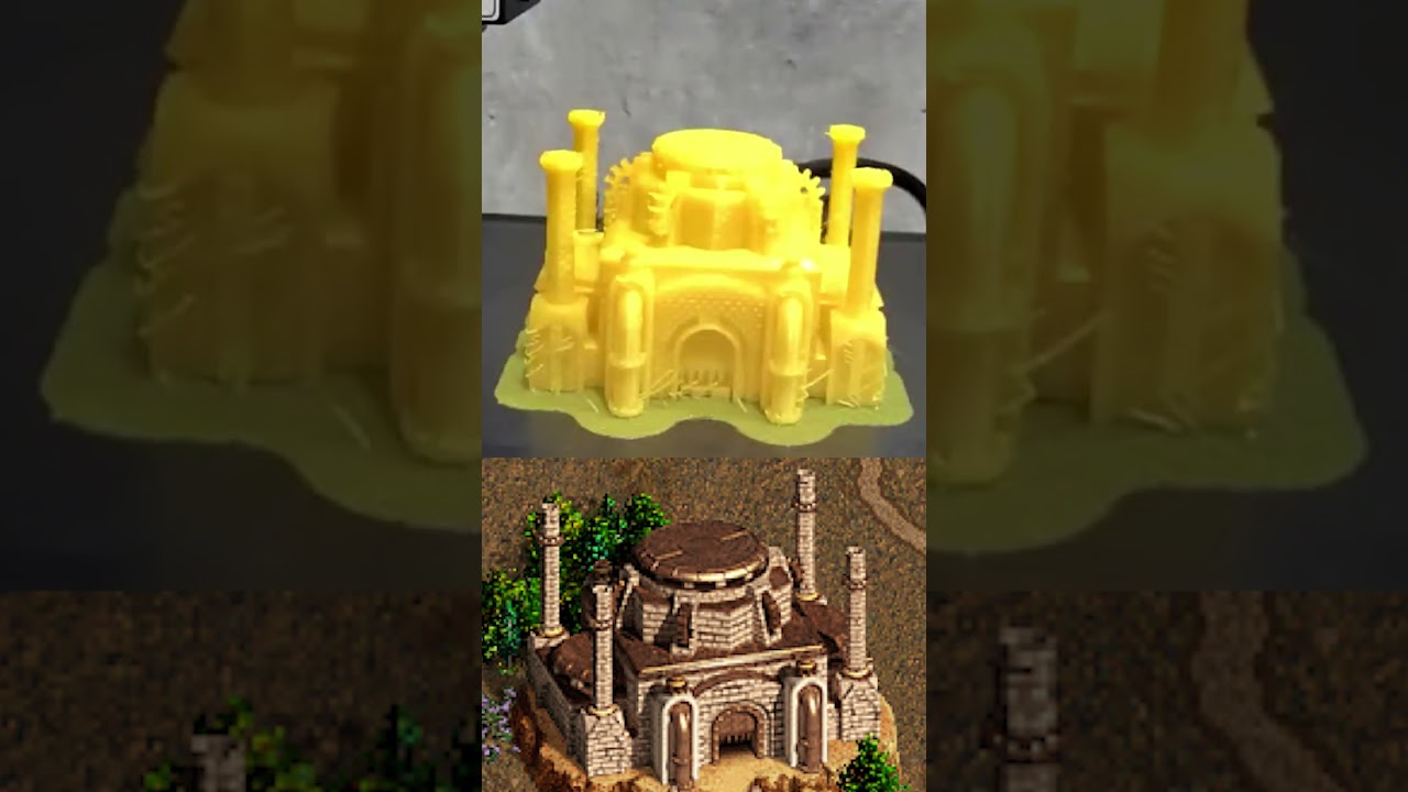 Heroes 3. Factory - Castle. 3D printing