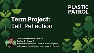 Term Project Self-Reflection | Plastic Patrol