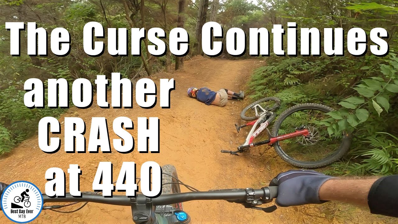 Another CRASH at 440 MTB park 