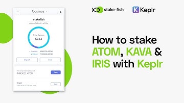 How to stake ATOM, KAVA, and IRIS with Keplr