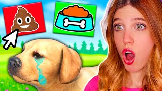 TOMO LAS *PEORES DECISIONES* PARA MI PERRO!! 😢🐶 Simulador de vida real en Dog Simulator | Laia Oli screenshot 2