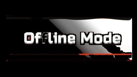 Offline mode bug in armory in Pixel Gun 3D