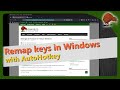 Remap  character to f key in windows remap keys with autohotkey