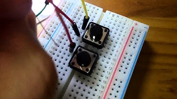 ARDUINO Two Button Circuit Demonstration