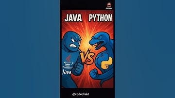 JAVA vs PYTHON 💥 Which is the best? 🤯 #coding #java #python #ytshorts#viral #views #fyp#learning