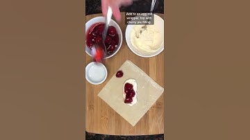 Cherry Cheesecake Egg Rolls 🍒 Day 1 of 5 Fun Egg Rolls Series