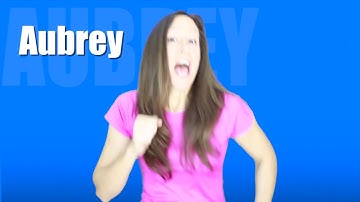 Learn to Spell AUBREY Toddler Song | Learn to Talk with Patty Shukla