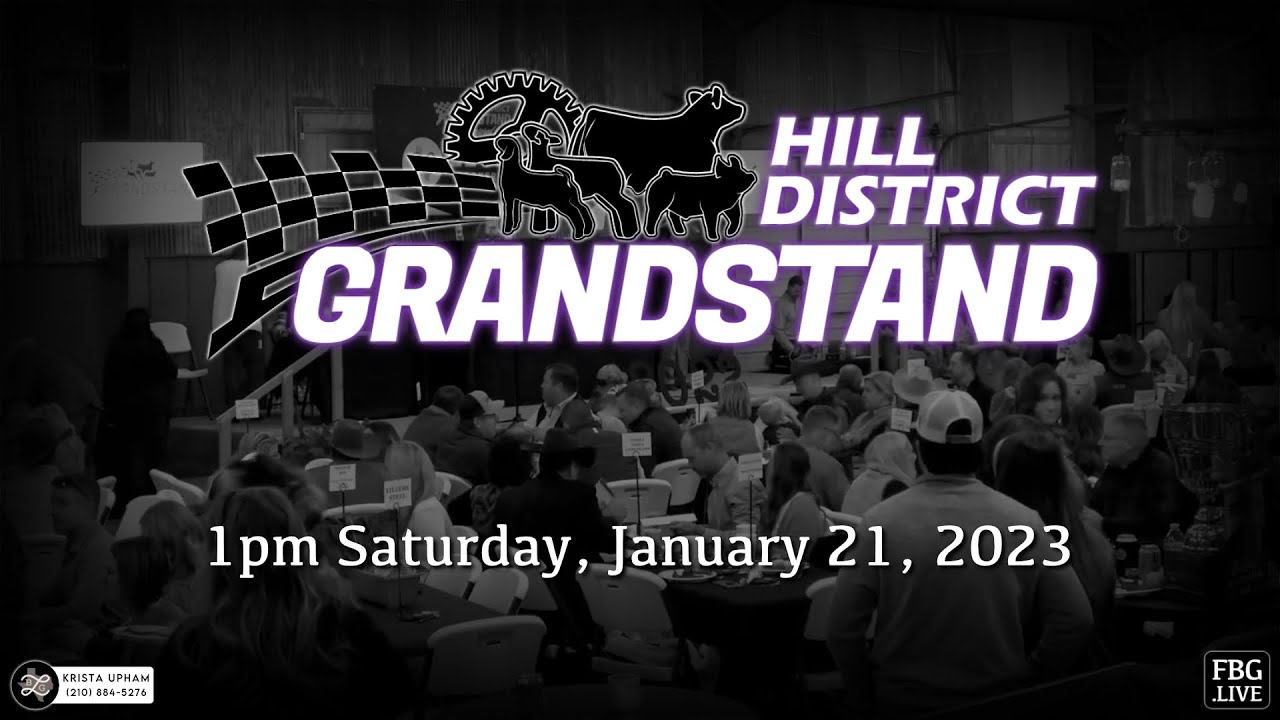 Hill District Grandstand Saturday Sale on Fbg.Live YouTube