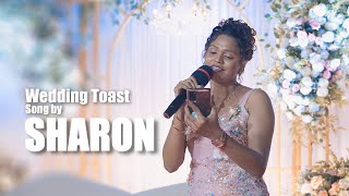 Mucius ❤️ Sofia Wedding Toast Song by Sharon #songs #wedding #love Cinematic Wedding Film