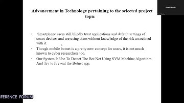 PRESENTATION ON MOBILE BOTNET DETECTION USING MACHINE LEARNING BY ARJUN SHINDE AND TEAM