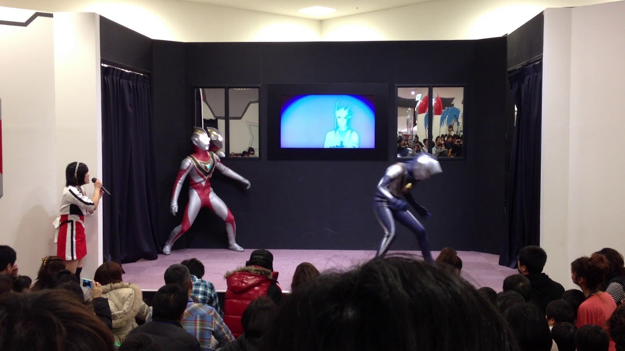 ウルトラヒーローショー  ウルトラマンガイア & ウルトラマンアグル (@ ウルトラマン シュワッチベース)