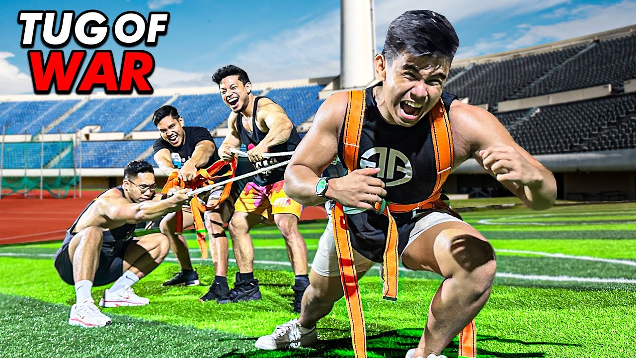 BG VS FITNESS INFLUCERS sa TUG OF WAR - Sino ang malakas?