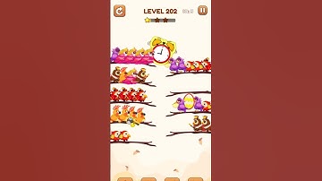 💥 Birdshort 2 Level 202 | Color Chaos Puzzle Challenge | Playhub