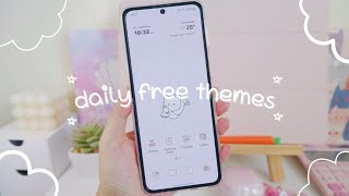 daily free themes ✨️ ~ Milk Bear Pink Drawing 💗 screenshot 5
