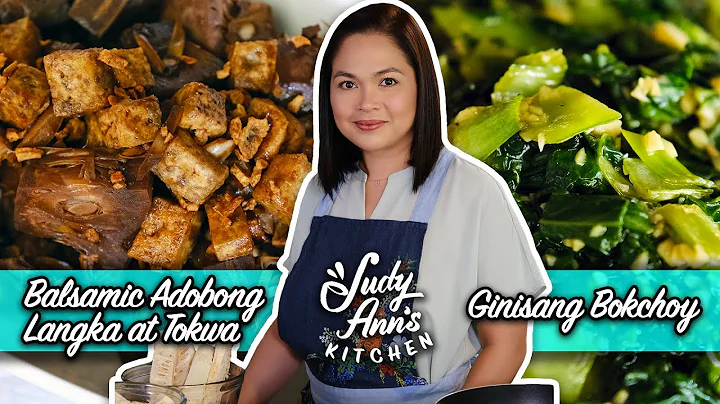 Balsamic Adobong Langka at Tokwa and Ginisang Bokc...