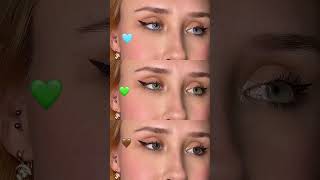 Qué color de ojos me pegan más? #adelinaf #shorts - YouTube