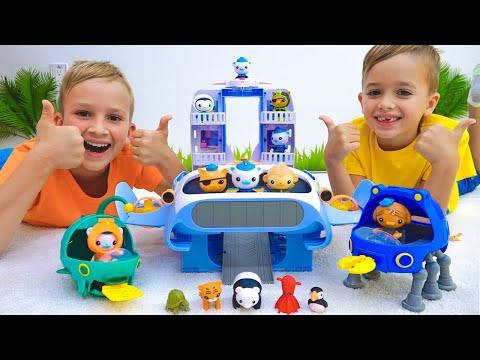 Vlad and Niki Octonauts Toy Animals Rescue Mission