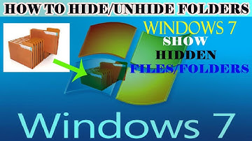 How to hide /unhide folders in Windows  7/8/8.1/10