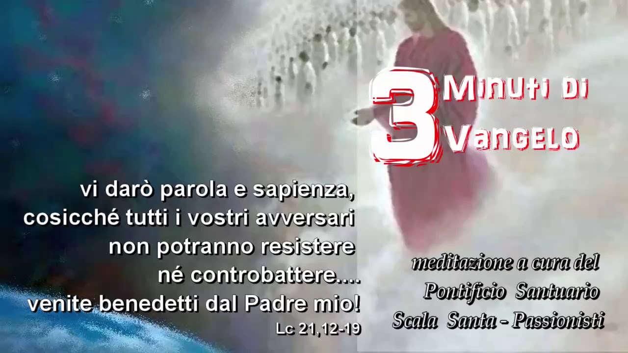 3 Minuti Di Vangelo Non Temete Avrete Forza E Parole Youtube