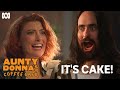 Is it cake gets out of control  aunty donnas coffee cafe  abc tv  iview