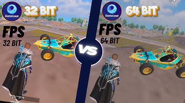 Gameloop 32bit vs 64bit: Which is Better for Low-End PCs Laptops FPS Checked PUBG MOBILE Gameplay