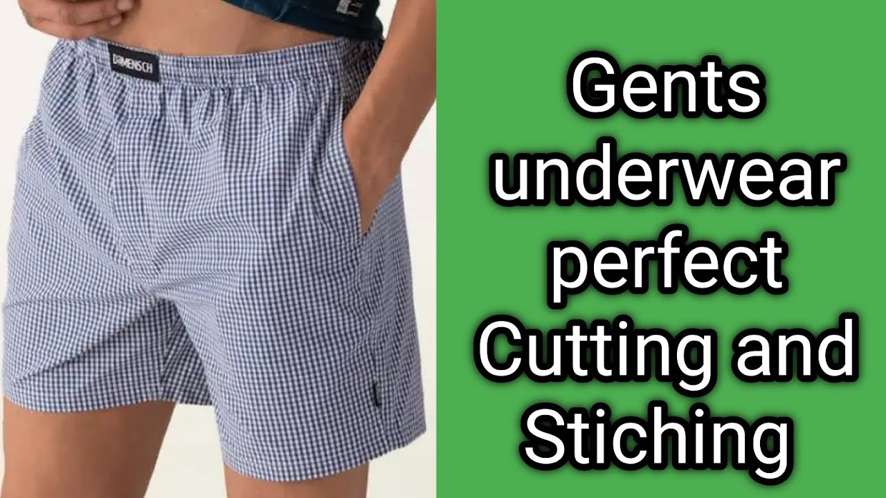 Gents underwear cutting and stitching in Hindi / How to make jents ...